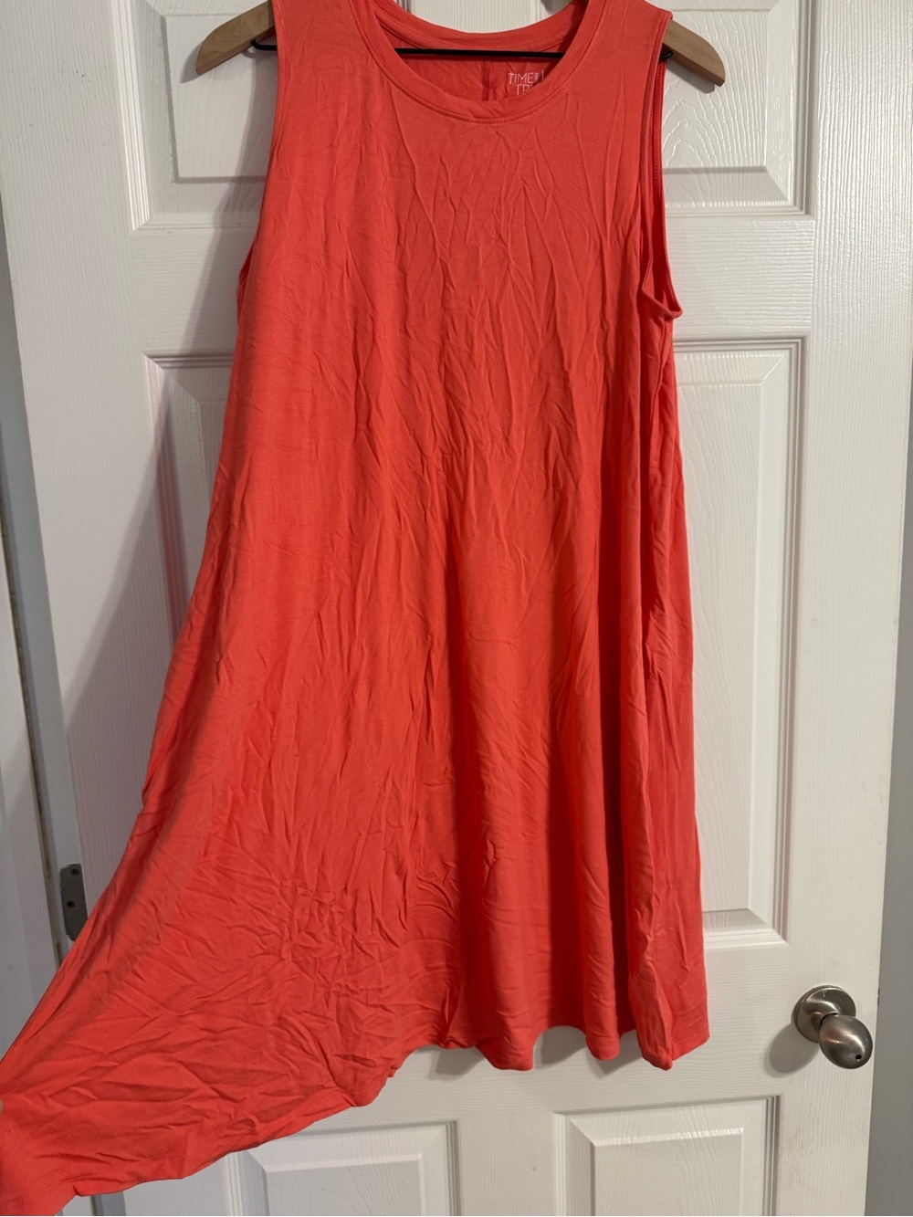Comfort Coral A-Line Dress